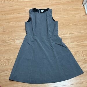 H&M Charcoal Sleeveless Midi Dress